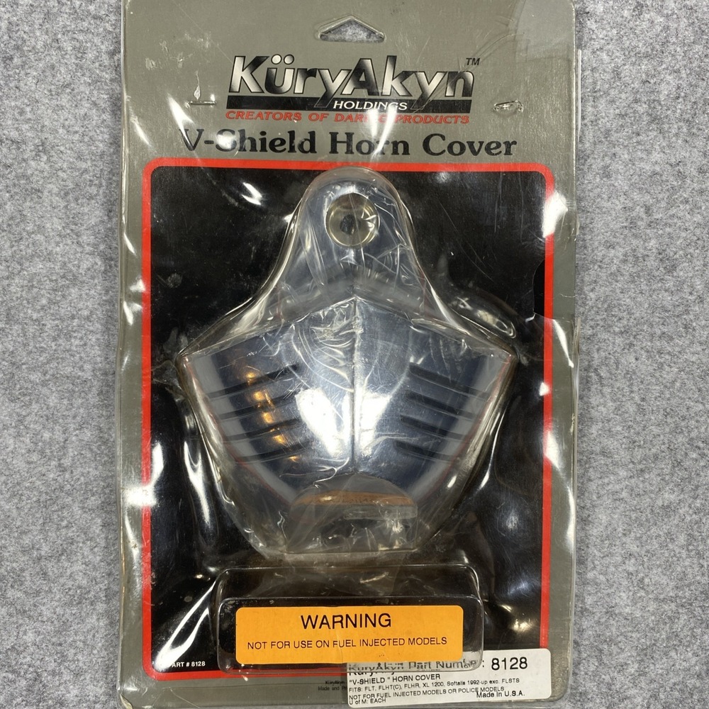 Kuryakyn Chrome V-shield Horn Cover Kit 8128 Honda VTX1800 Harley Vintage 1997